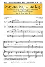 Everyone, Sing to the King! SATB choral sheet music cover Thumbnail